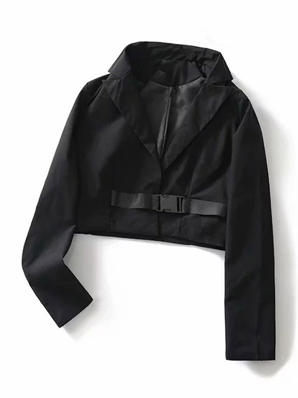 EMMIOL Blazer corto con hebilla