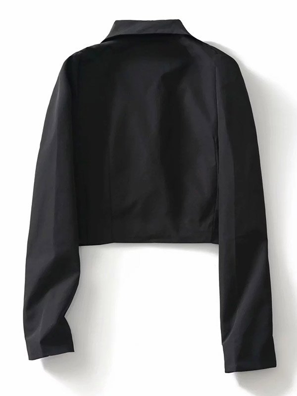 EMMIOL Blazer corto con hebilla