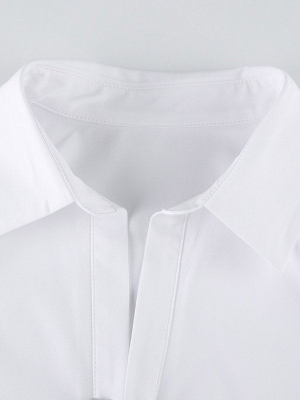 EMMIOL Blusa decorativa con imperdibles