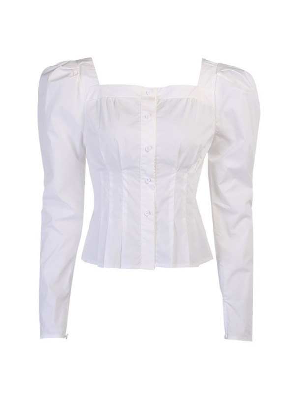 EMMIOL Bluse mit Puffärmeln