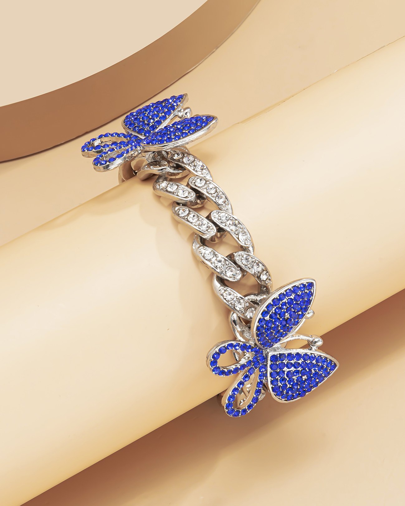 EMMIOL Cavigliera cubana Party Diamond Butterfly