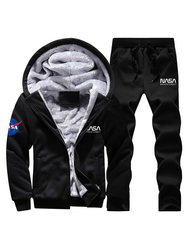 EMMIOL Traje de dos piezas Nasa Thicken para hombre