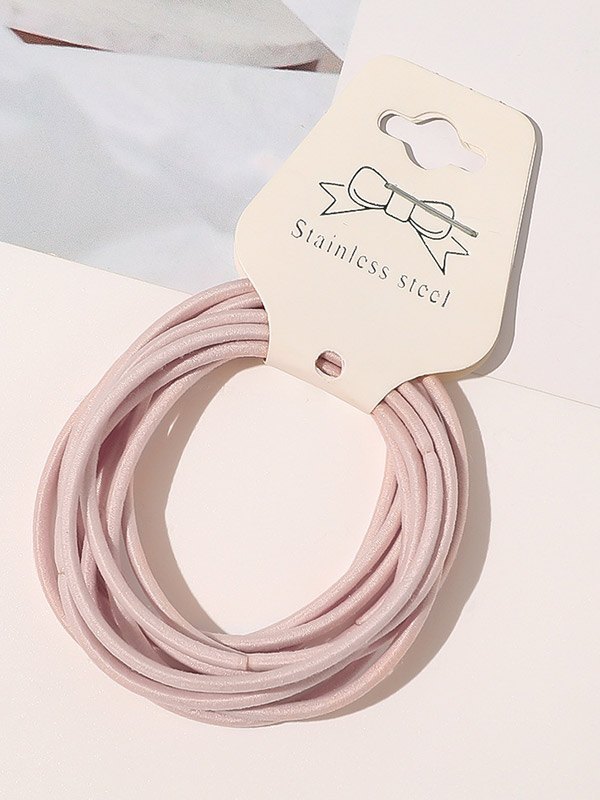 EMMIOL Solid Rubber Band Hair Accessory