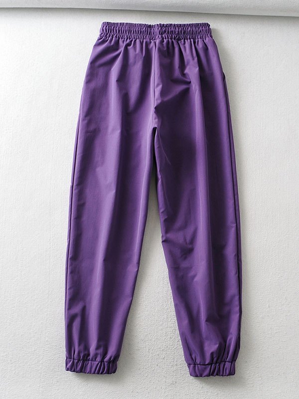 EMMIOL Pantalones jogger con cordón de empalme