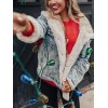 EMMIOL Jeansjacke mit Kunstpelzfutter