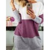 EMMIOL Color Block Strickpullover Kleid