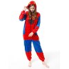 EMMIOL Mono de franela con capucha de hombre araña