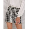 EMMIOL Vintage High Waist Tweed Mini Skirt