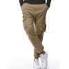 EMMIOL Men's Elastic Waist Cargo Pants