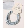 EMMIOL Solid Rubber Band Hair Accessory