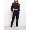 EMMIOL Conjunto jogger con top corto
