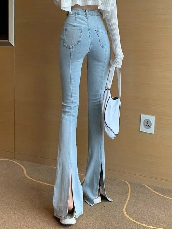 EMMIOL Jeans svasati vintage a vita alta