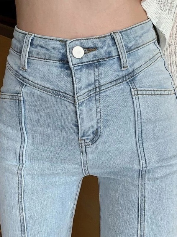 EMMIOL Jeans svasati vintage a vita alta