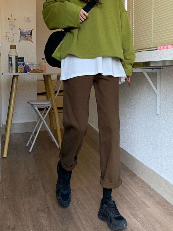 EMMIOL Vintage High Waist Slim Jeans
