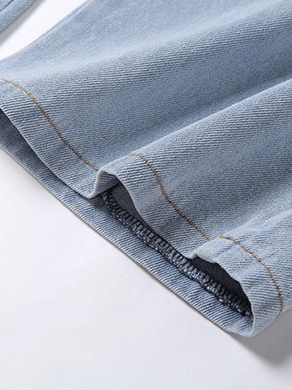 EMMIOL Jeans strappati a vita alta