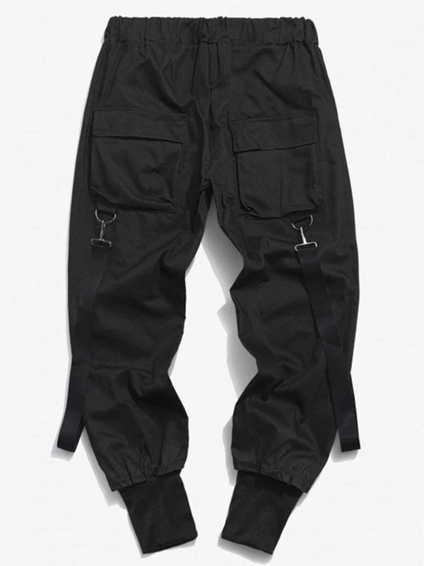 EMMIOL Pantalones cargo de tiro medio para hombre