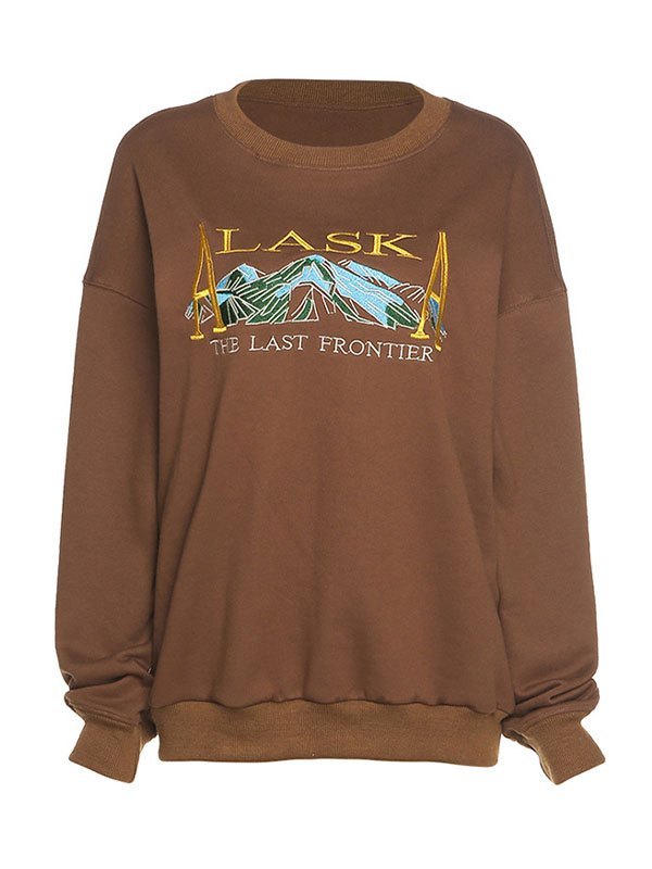 LOTUCY Felpa Donna Autunnale Con Tazza Di Caffè E Zucca - Scollo Rotondo, Maniche Lunghe, Taglie S-XXL - 2