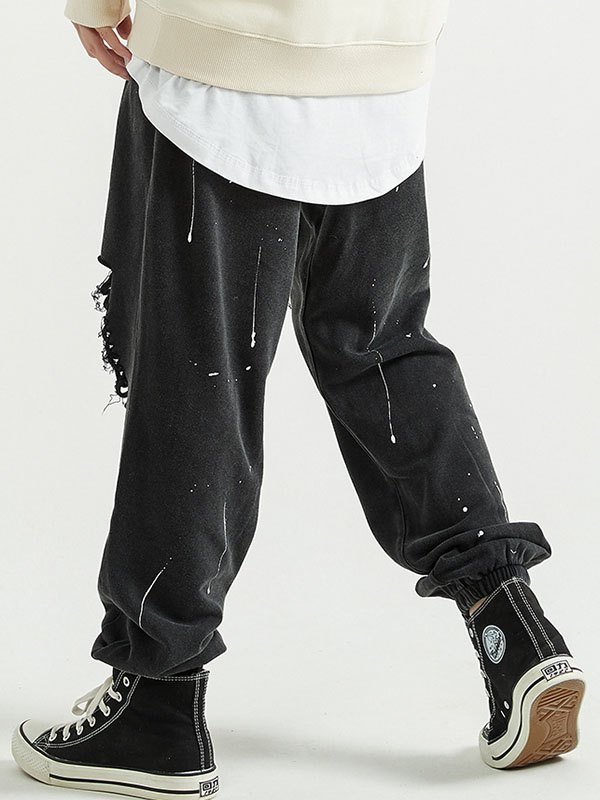 EMMIOL Herren Splash Ripped Joggerhose