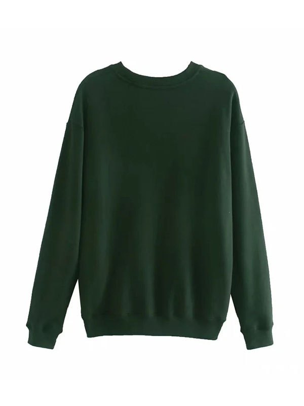 EMMIOL Sudadera Hawaii con bordado de letras