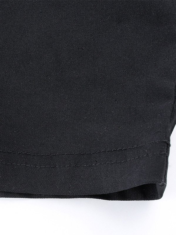 EMMIOL Top corto vintage con mangas abullonadas