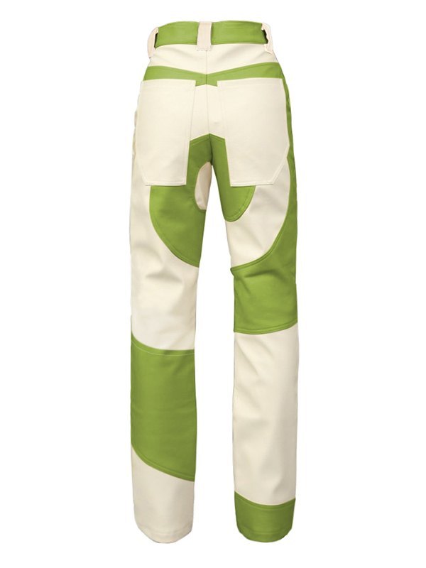 EMMIOL Swirl High Rise Pu Leather Pants