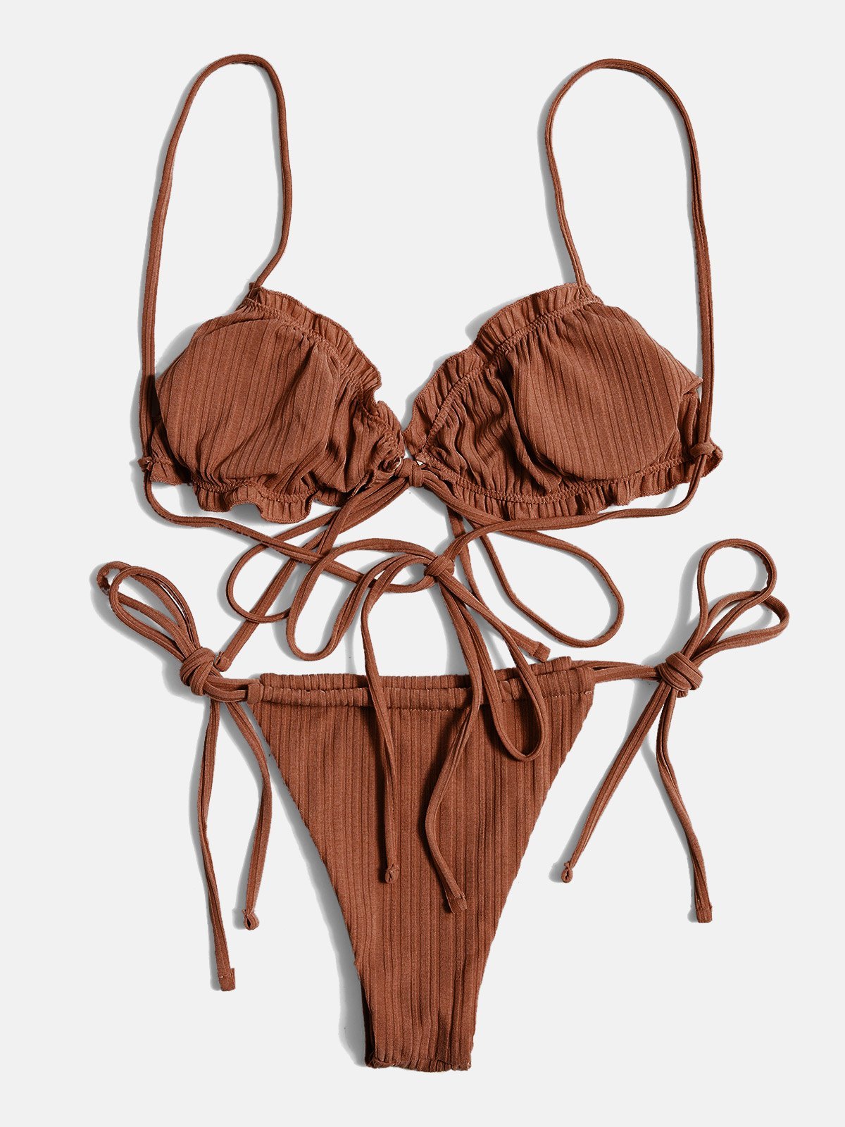 EMMIOL Schnür-Bikini-Set zum Schnüren
