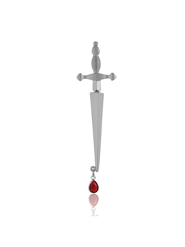 EMMIOL Creative Long Sword Hilt Decor Earring