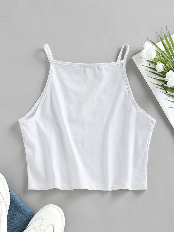 EMMIOL Blumendruck Crop Cami Top
