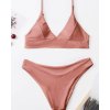 EMMIOL Traje de baño bikini fruncido