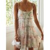 EMMIOL Vestido con hombros descubiertos y volantes