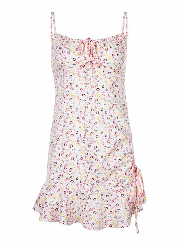 EMMIOL Ditsy Floral Slip Mini Dress