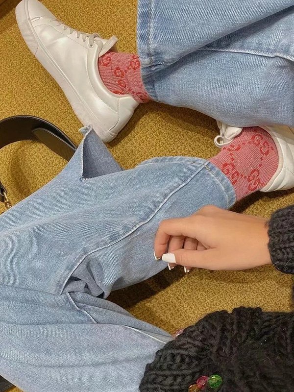 EMMIOL Jeans acampanados con abertura de cintura alta