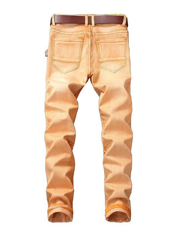 EMMIOL Vaqueros rotos desgastados para hombre