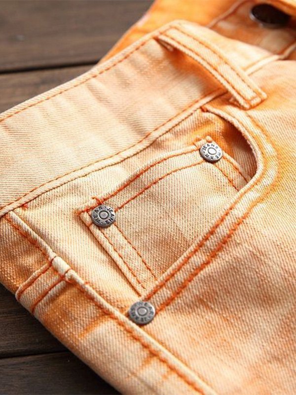 EMMIOL Vaqueros rotos desgastados para hombre