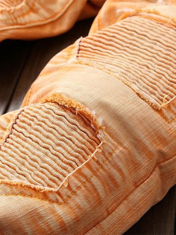 EMMIOL Vaqueros rotos desgastados para hombre