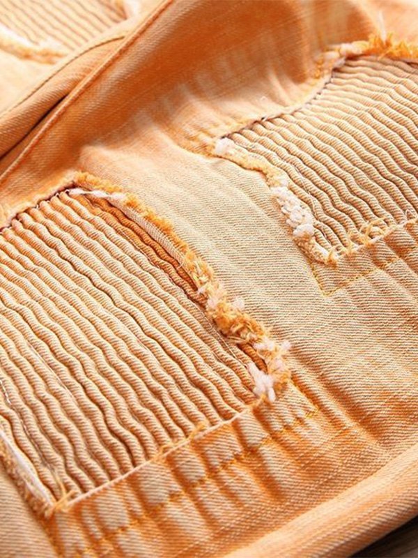 EMMIOL Vaqueros rotos desgastados para hombre