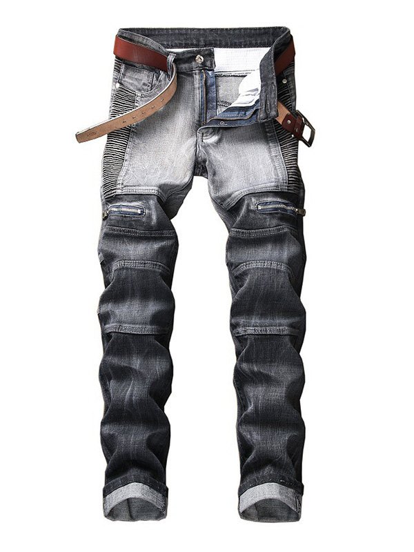 EMMIOL Herren Stretch Stacked Slim Jeans