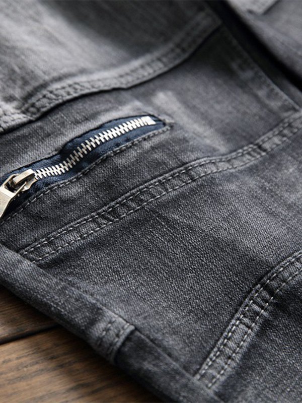 EMMIOL Herren Stretch Stacked Slim Jeans