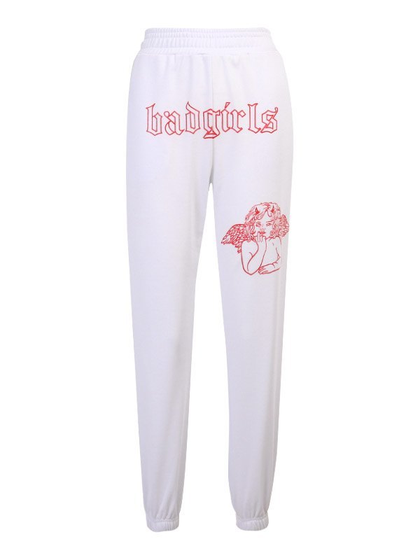 EMMIOL Pantalones Deportivos con Impresión de ángel