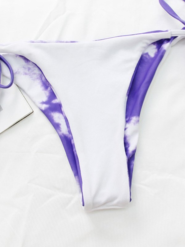 EMMIOL Tie-Dye Halter Bikini Set