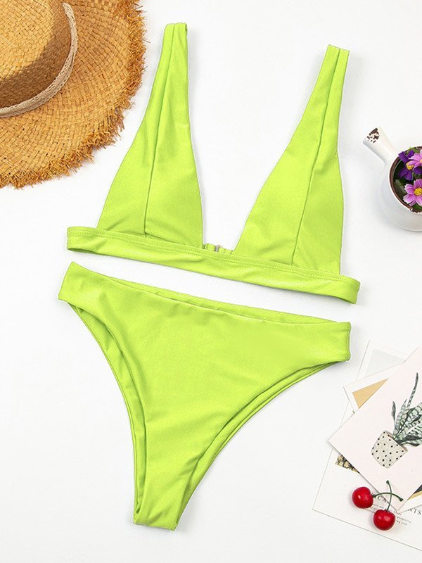 EMMIOL Push Up Strap Bikini Set