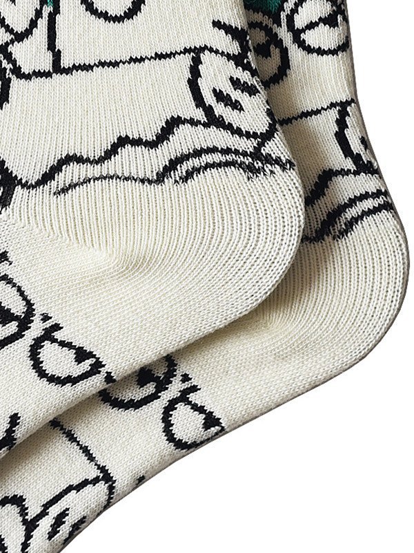 EMMIOL Calcetines con estampado de cocodrilo de dibujos animados
