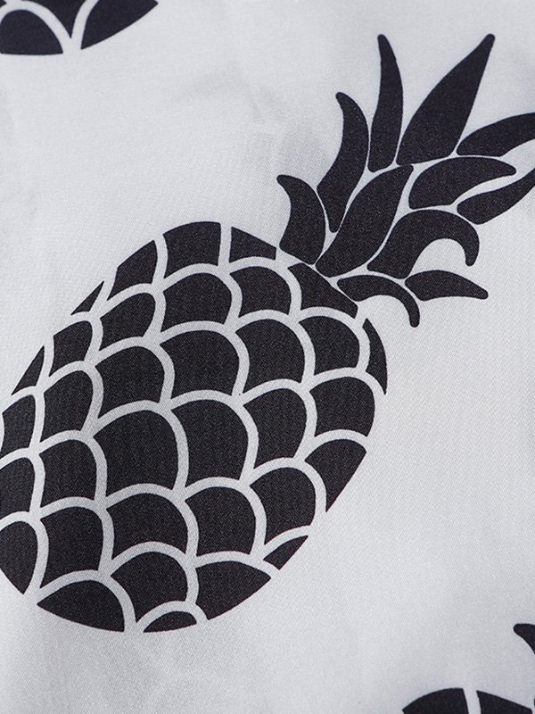 EMMIOL Camisa de piña para hombre