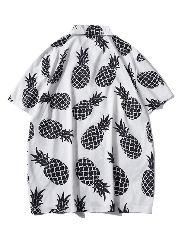 EMMIOL Camisa de piña para hombre