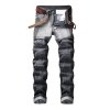 EMMIOL Herren Stretch Stacked Slim Jeans