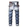 EMMIOL Herren Stretch Stacked Slim Jeans