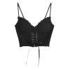 EMMIOL Front Tie Lace Bustier