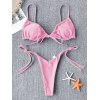 EMMIOL Schnür-Micro-Bikini-Set