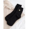 EMMIOL Calcetines de felpa de jacquard con corazón