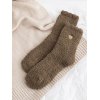 EMMIOL Calcetines de felpa de jacquard con corazón